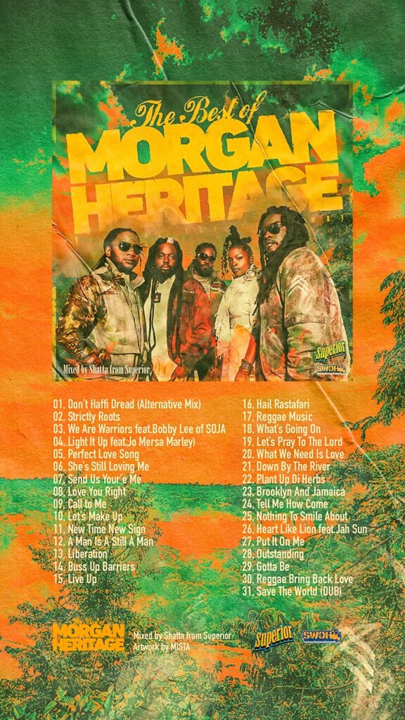 Free Mix】THE BEST OF MORGAN HERITAGE / SHATTA from SUPERIOR